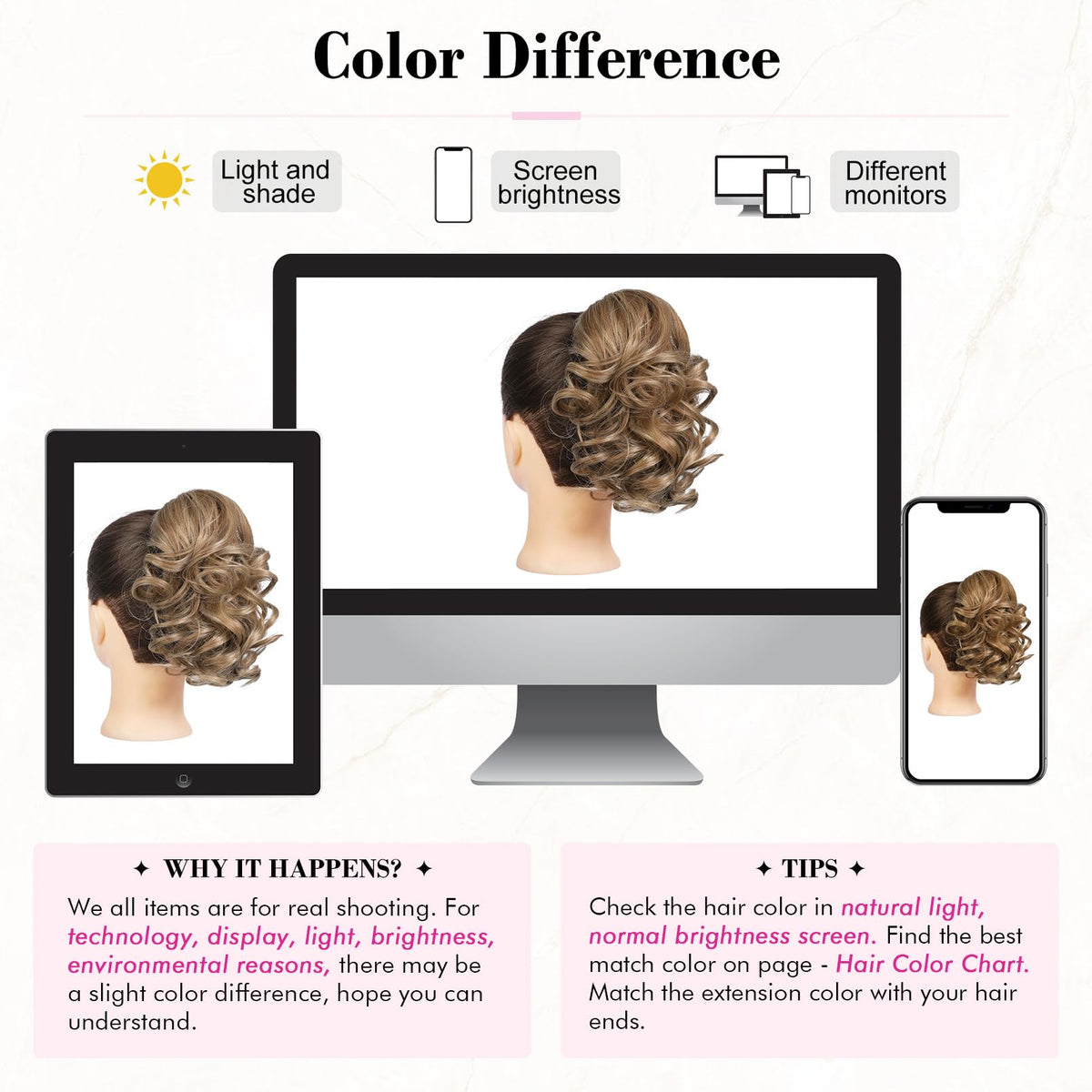REECHO natural-looking synthetic hair with soft texture.