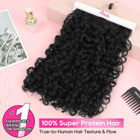 REECHO Secure featherlight clip-ins stay in place during daily activities.
