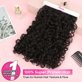 REECHO Clip-ins add silky-soft curls for a smooth, stylish finish.