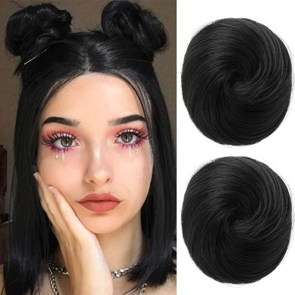REECHO Space Bun clip 2-pack for easy, secure messy cat-ear styles.