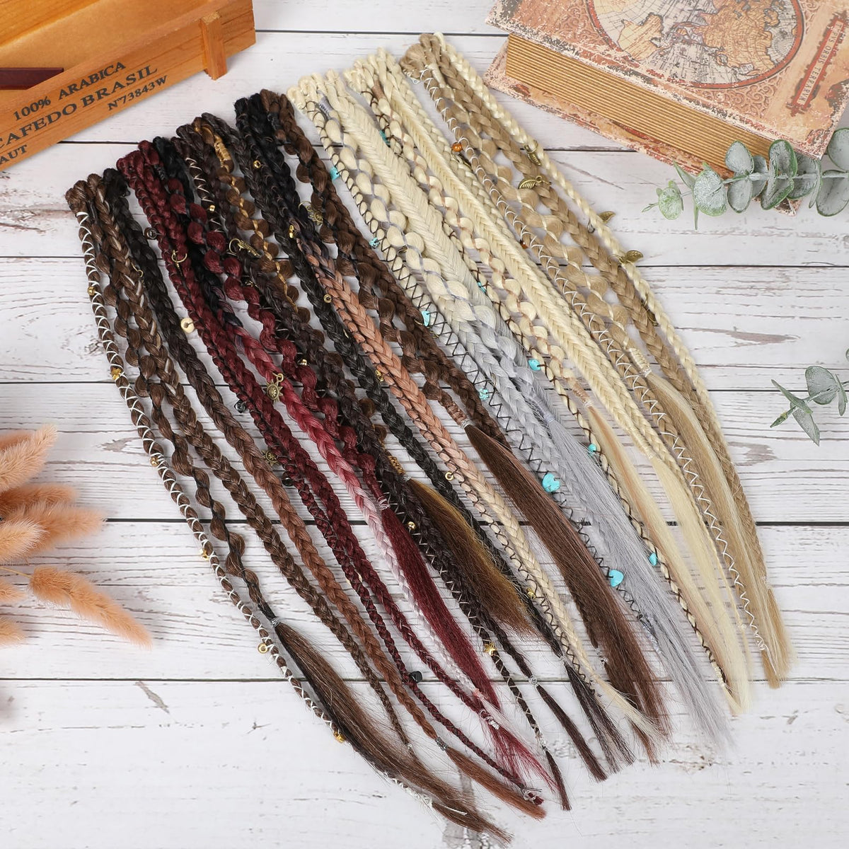 REECHO vegan fiber clip-in braid feels soft and skin-friendly