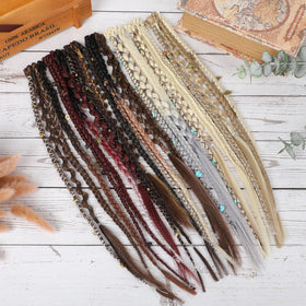 REECHO vegan fiber clip-in braid feels soft and skin-friendly