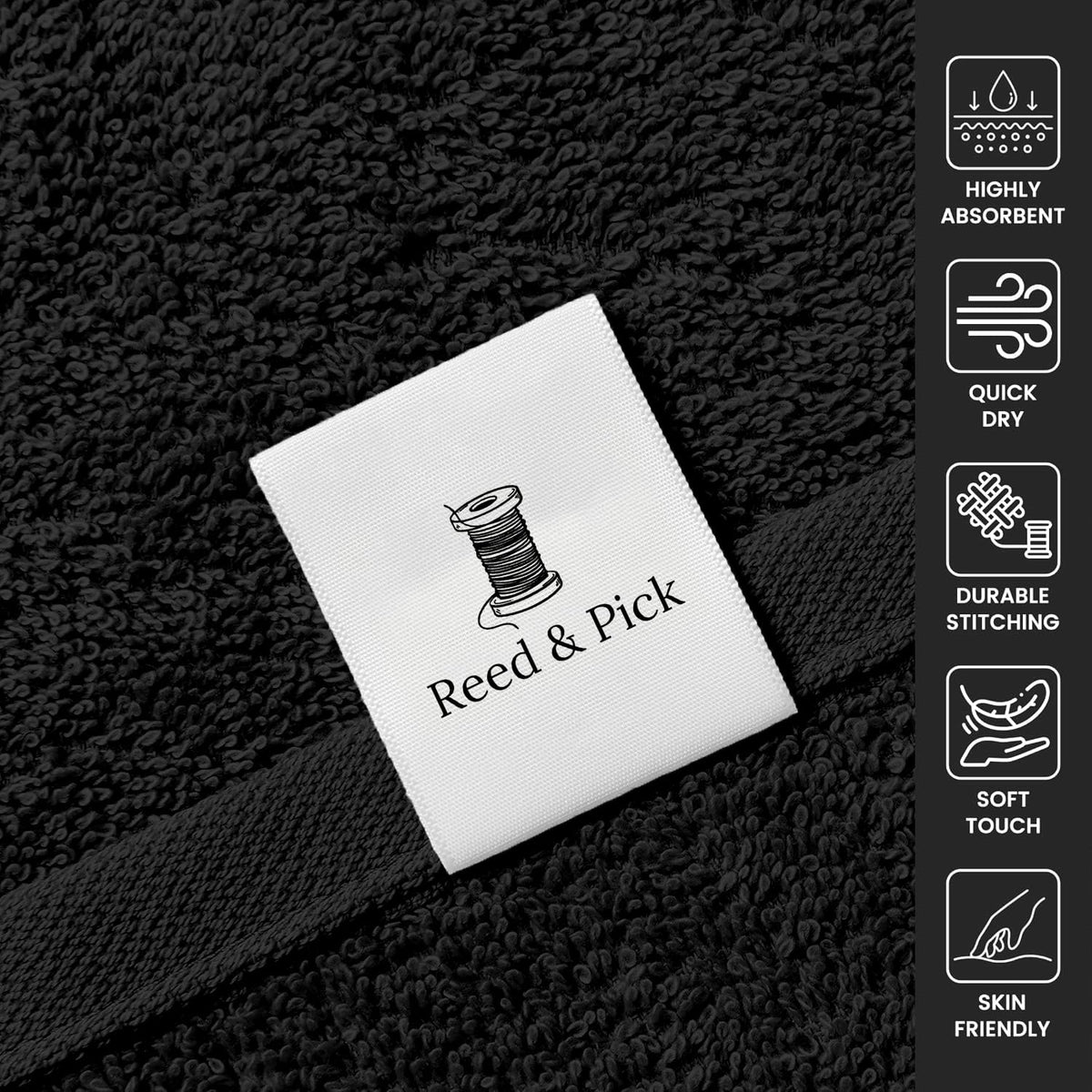Reed&Pick spa studio setup highlighting luxurious feel and absorbency.