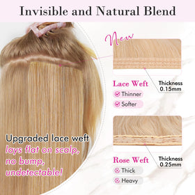Beach-waves style with REECHO clip-ins in platinum blonde for fuller hair