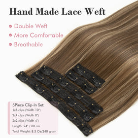 REECHO 10-inch piece with 5 clips adds volume and length securely.