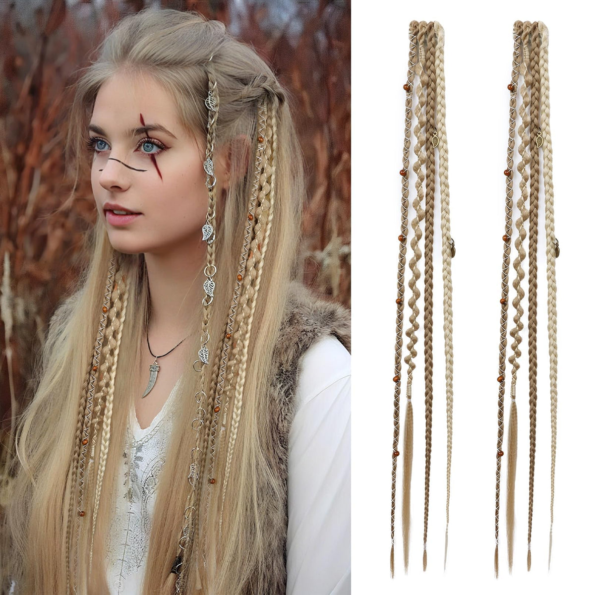 REECHO clip-in braid hair extensions for quick volume and texture