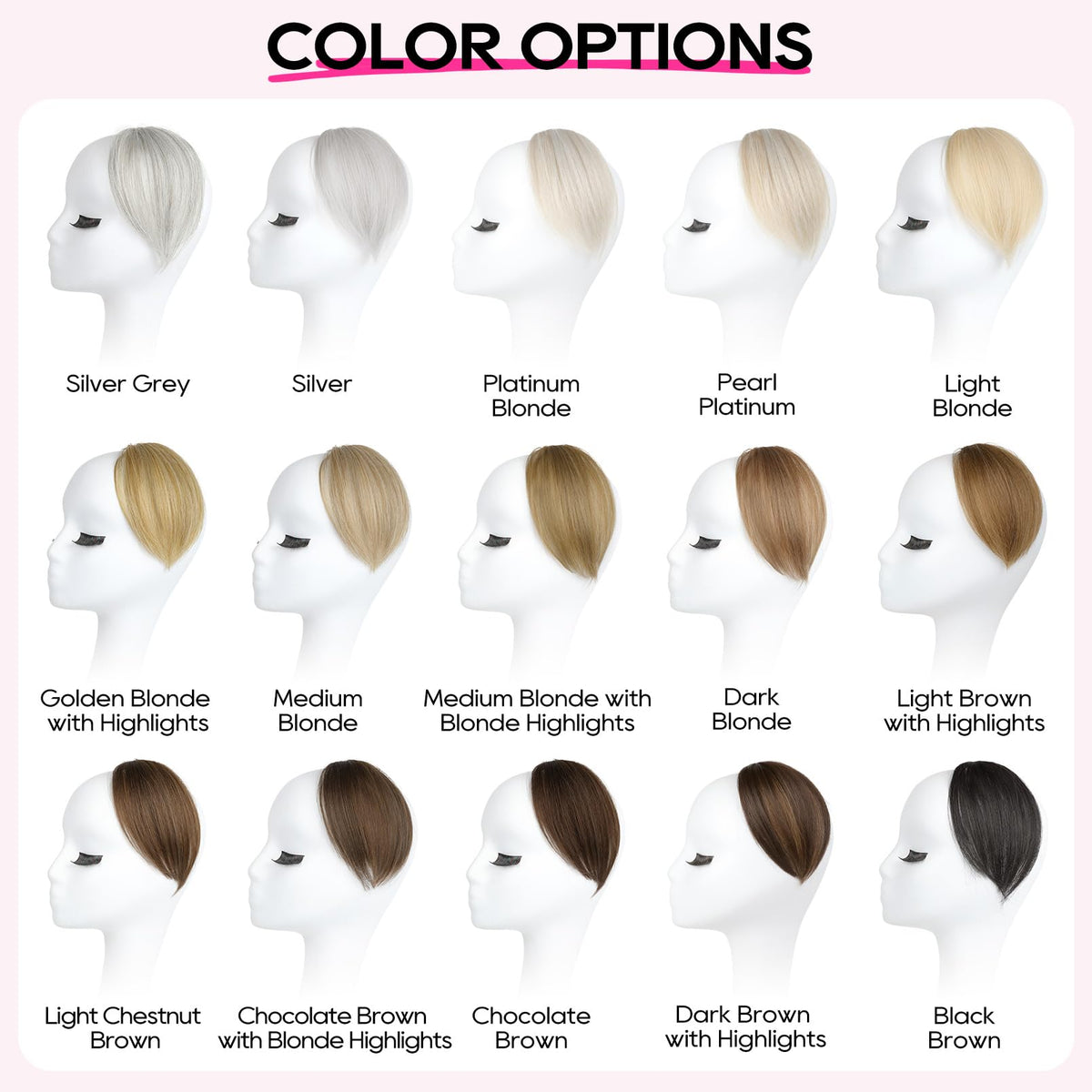 REECHO clip-in volumizer packaging highlights easy use