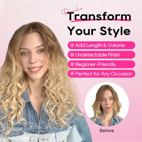 REECHO soft vegan fiber creates smooth, low-shine curls.