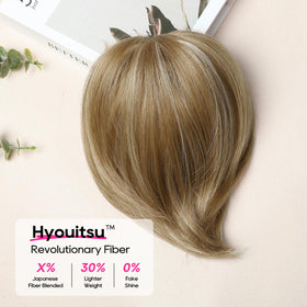 Gym-ready hold of REECHO ponytail during movement.
