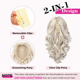 REECHO honey blonde highlight ponytail extension enhances daily looks.