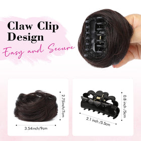 REECHO mini claw clip provides a tight grip without pulling.