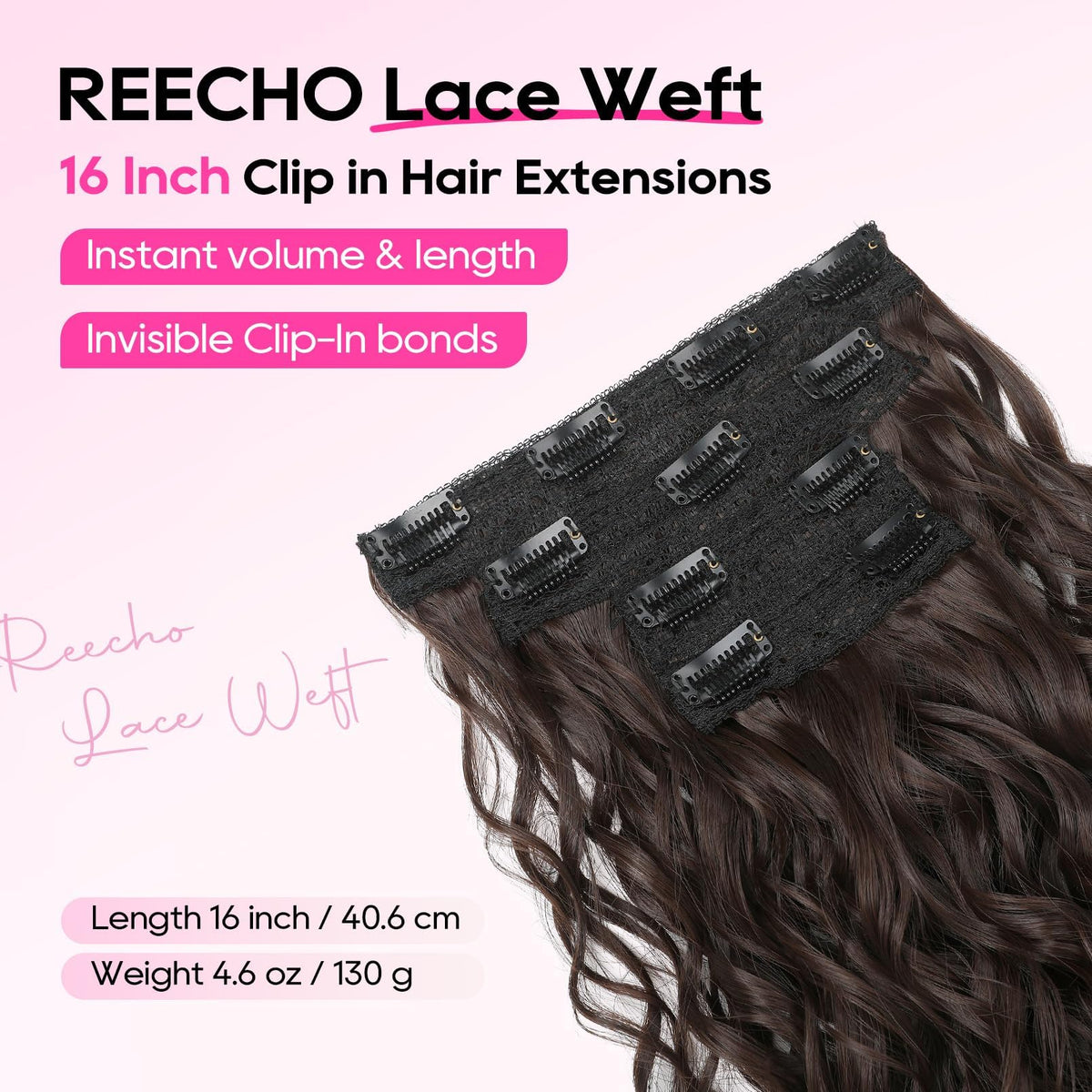 REECHO soft vegan fiber close-up showing silky feel with low shine
