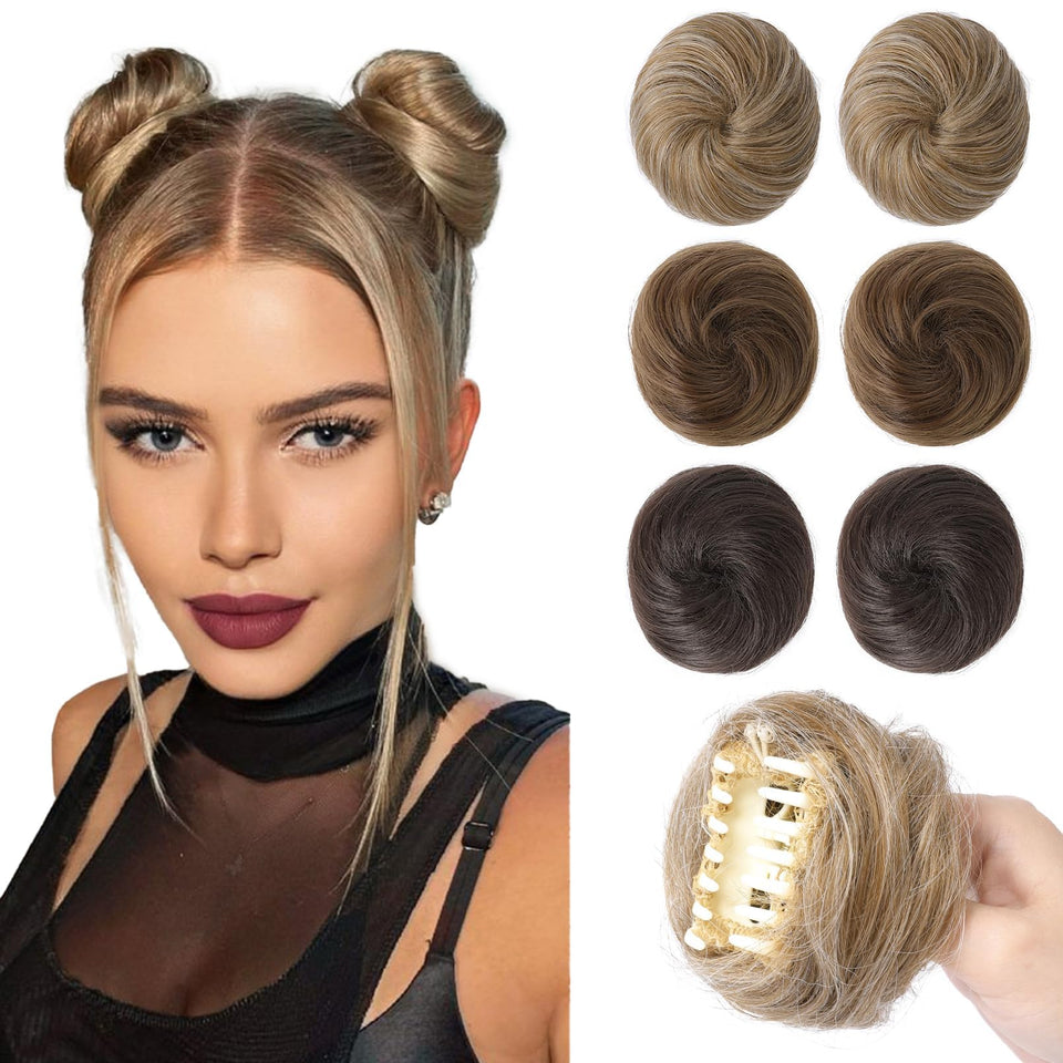 REECHO Space Bun mini claw bun clip for secure updos in seconds