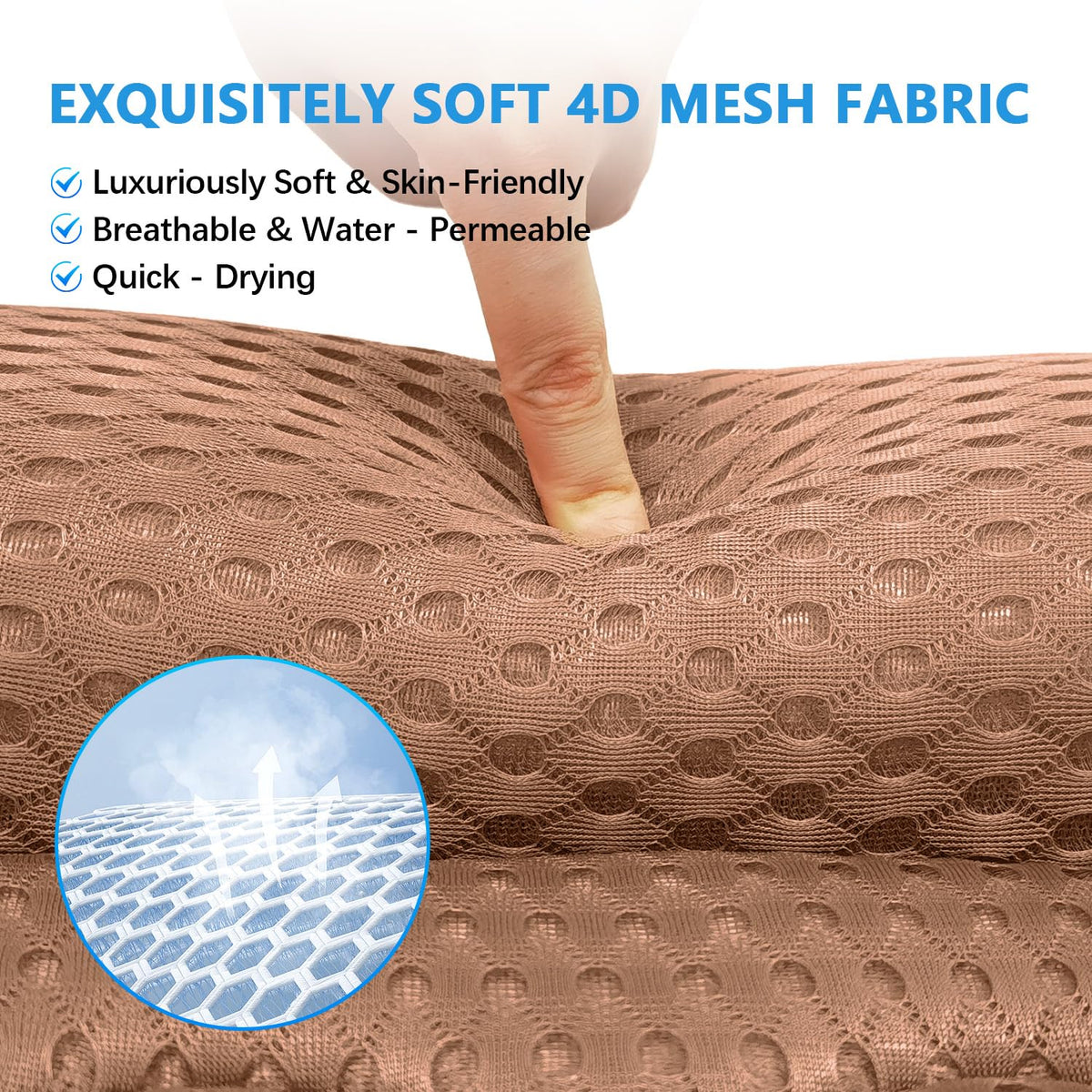 REEZEIVI bath pillow six suction cups securely hold to tub surface