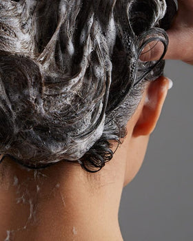 REF Intense Hydrate Shampoo lather close-up demonstrates gentle cleansing
