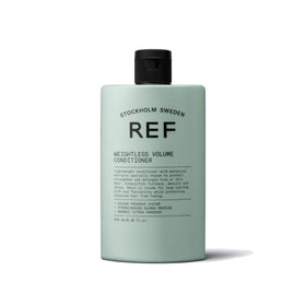 REF Weightless Volume Conditioner packaging highlights lift, shine, and color protection.