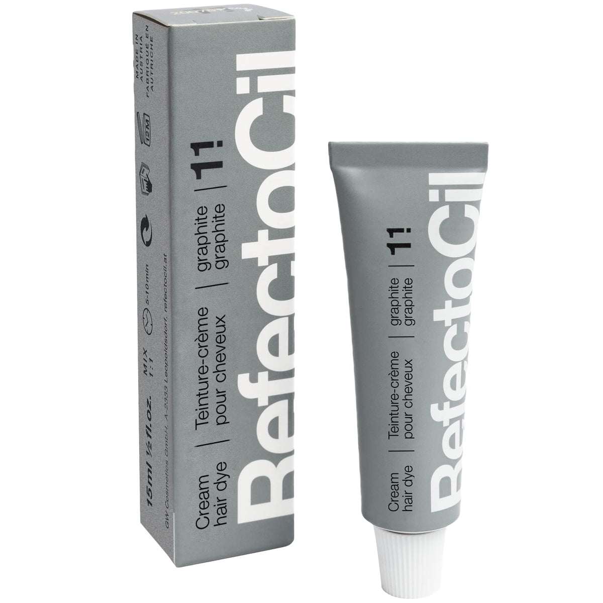 RefectoCil liquid oxidant 3% bottle with application set for precise mixing