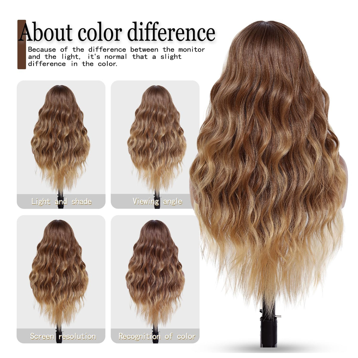Refined Hair adjustable straps fit 21-23 inches on most heads