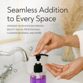 REGAR 8oz travel-friendly bottle fits carry-on essentials.