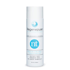 REGENEPURE NT Shampoo bottle front for everyday scalp care and potential fullness.