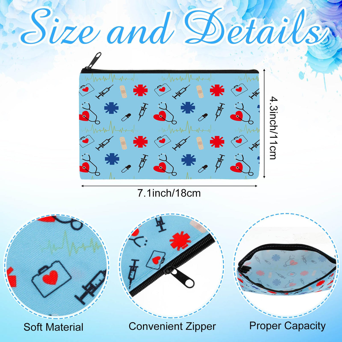 Reginary 20-piece makeup bag set keeps daily essentials neatly organized.