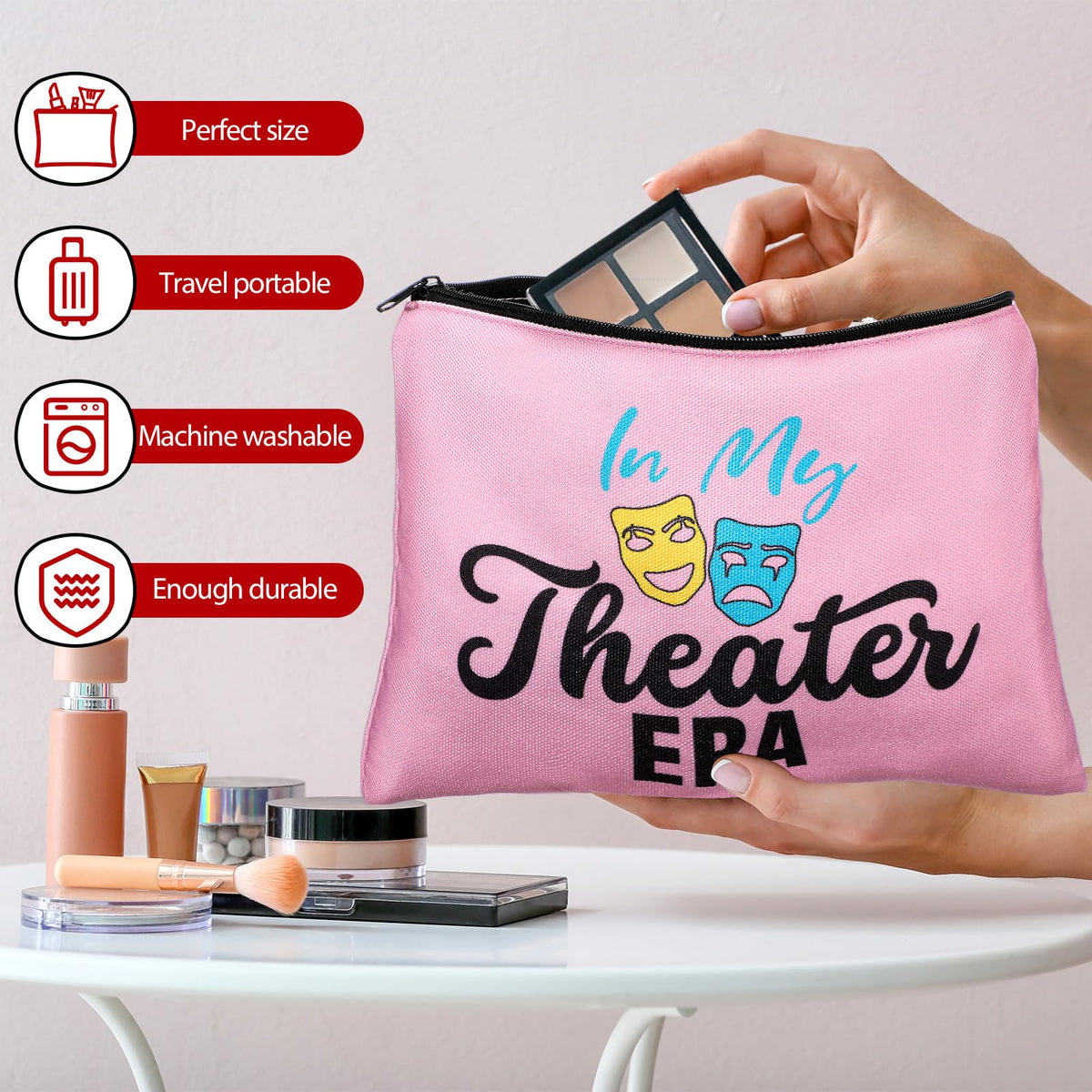 Reginary Broadway-themed patterns showcase a love for stage aesthetics.