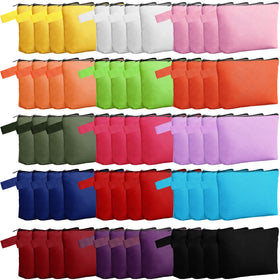 Reginary canvas makeup bag set, 60 pieces, perfect for gifts and DIY projects.