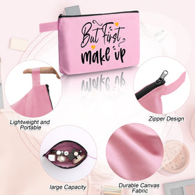 Reginary canvas makeup bag ready for DIY prints and personalization.