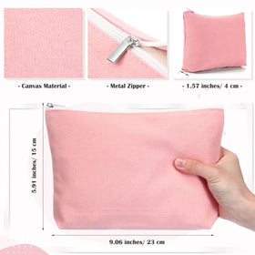 Reginary canvas makeup bags multi-color design keeps cosmetics organized on the go.