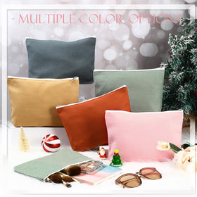 Reginary portable-size cosmetic pouch fits lipstick and small toiletries.
