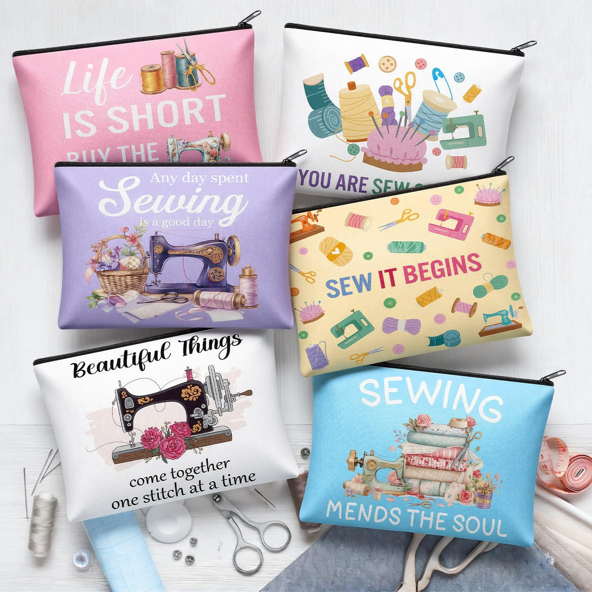 Reginary gifting pouch for quilting lovers suits Christmas and Mother's Day
