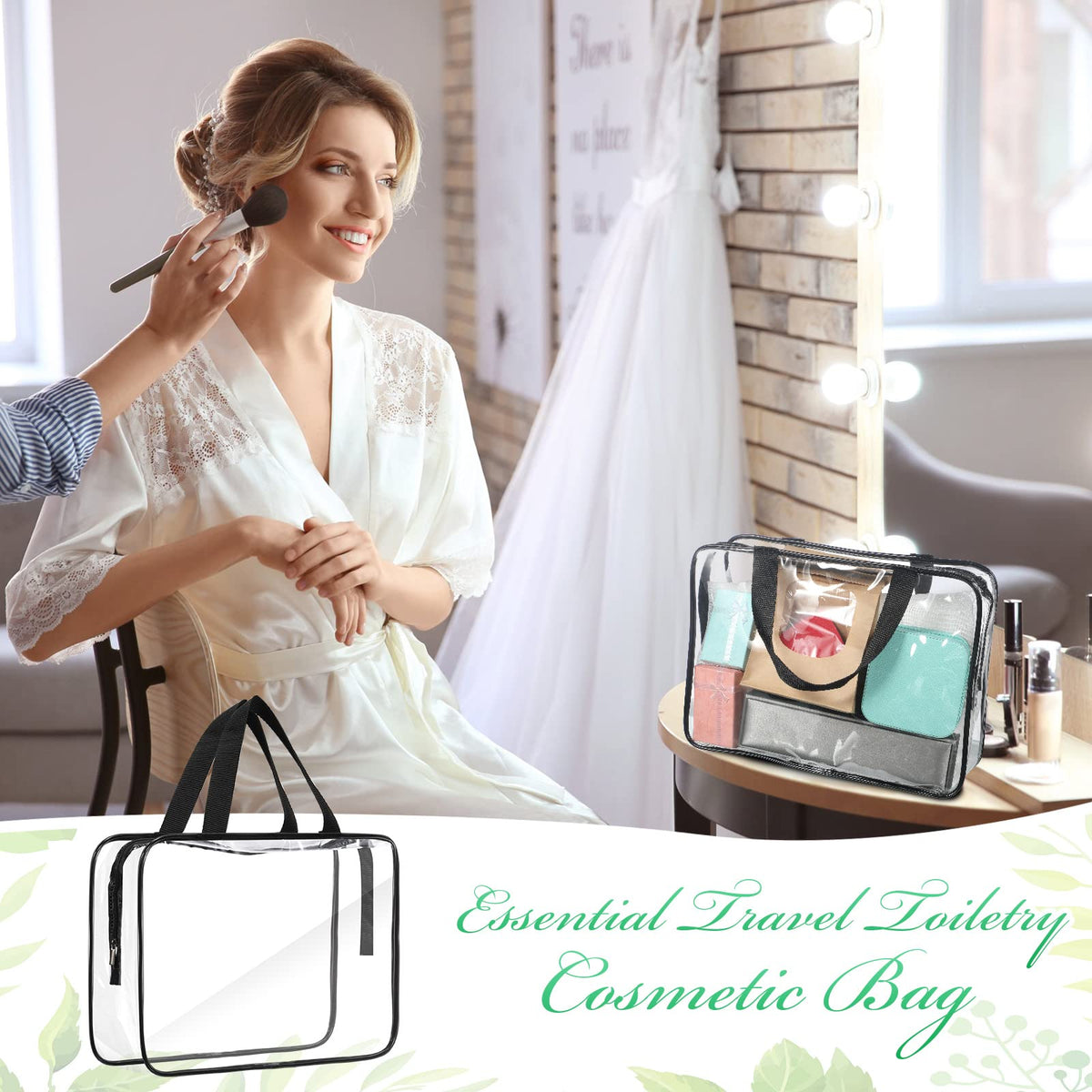 Reginary clear bag keeps essentials organized, reducing rummaging during travel.