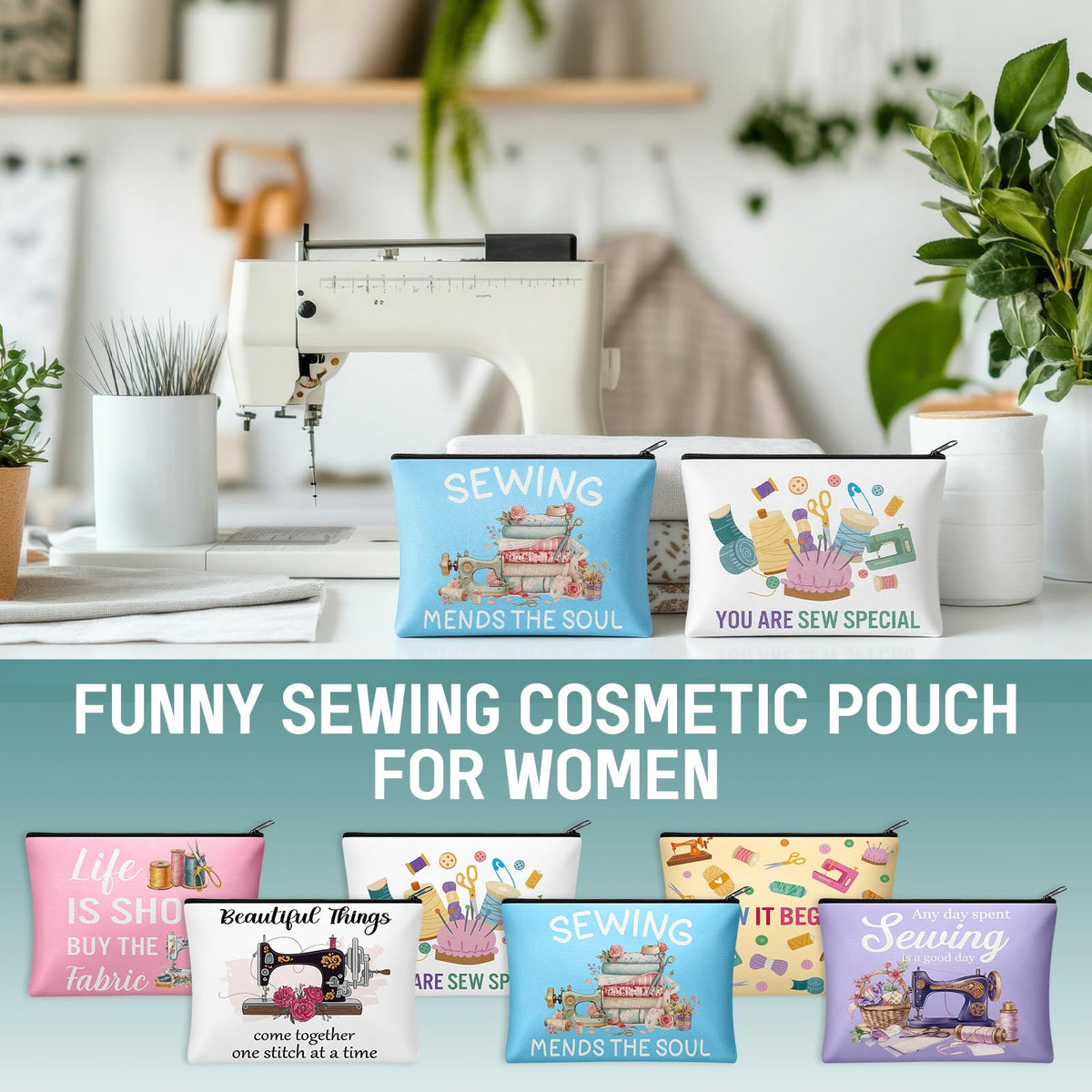 Reginary craft organizer pouch keeps tools and cosmetics neatly sorted