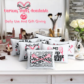 Reginary lacrosse makeup bag design 2 vibrant colors keep essentials secure while traveling.