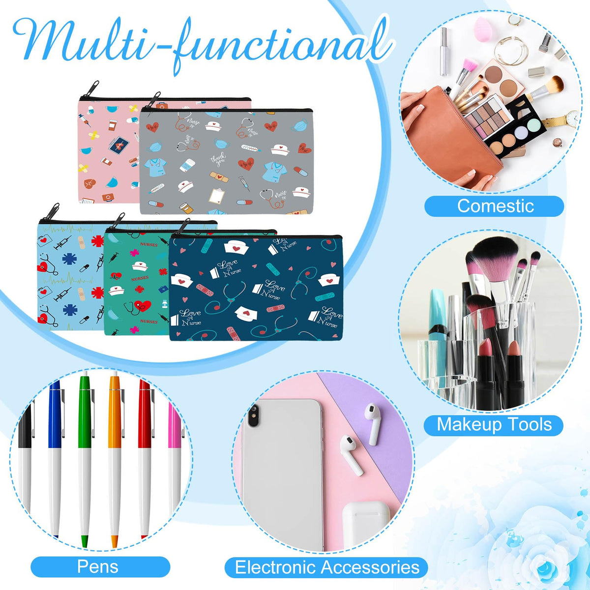 Reginary Mother's Day gift idea: roomy cosmetic bag that feels thoughtful.