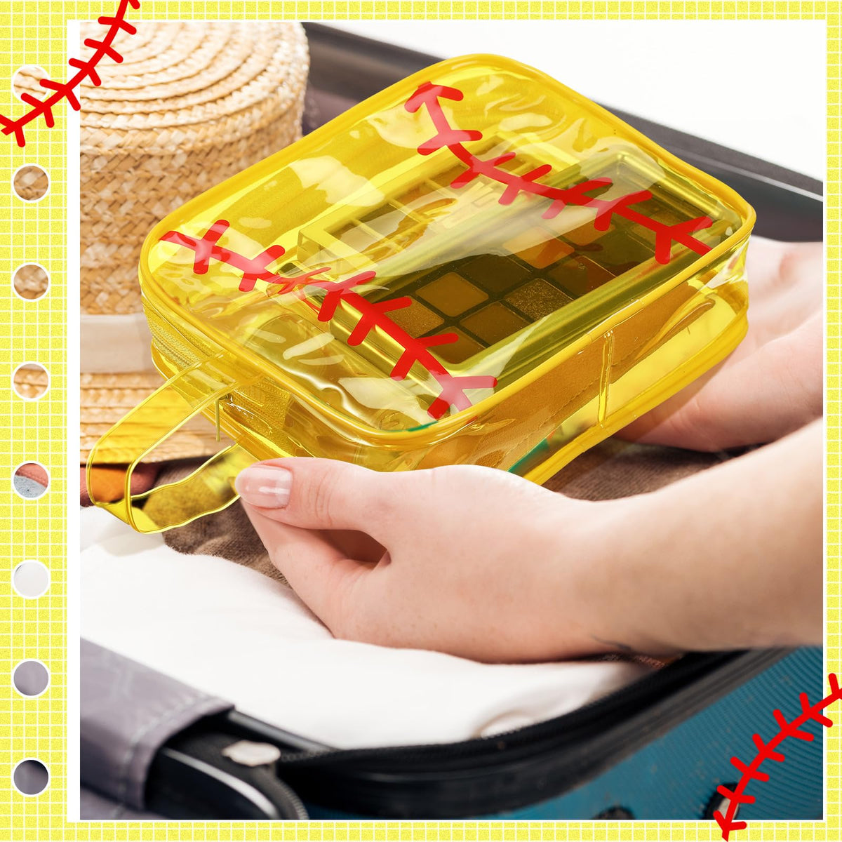 Reginary team gift cosmetic bag set keeps gear organized.