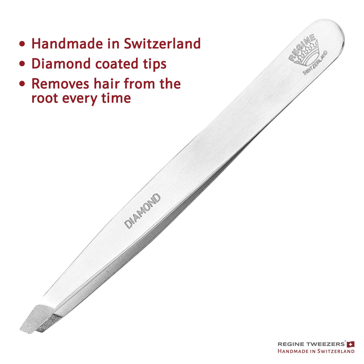 Regine handcrafted in Switzerland emphasizes quality and durability.