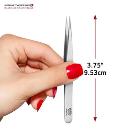 Regine Switzerland tweezers in handcrafted Swiss design for reliable performance.