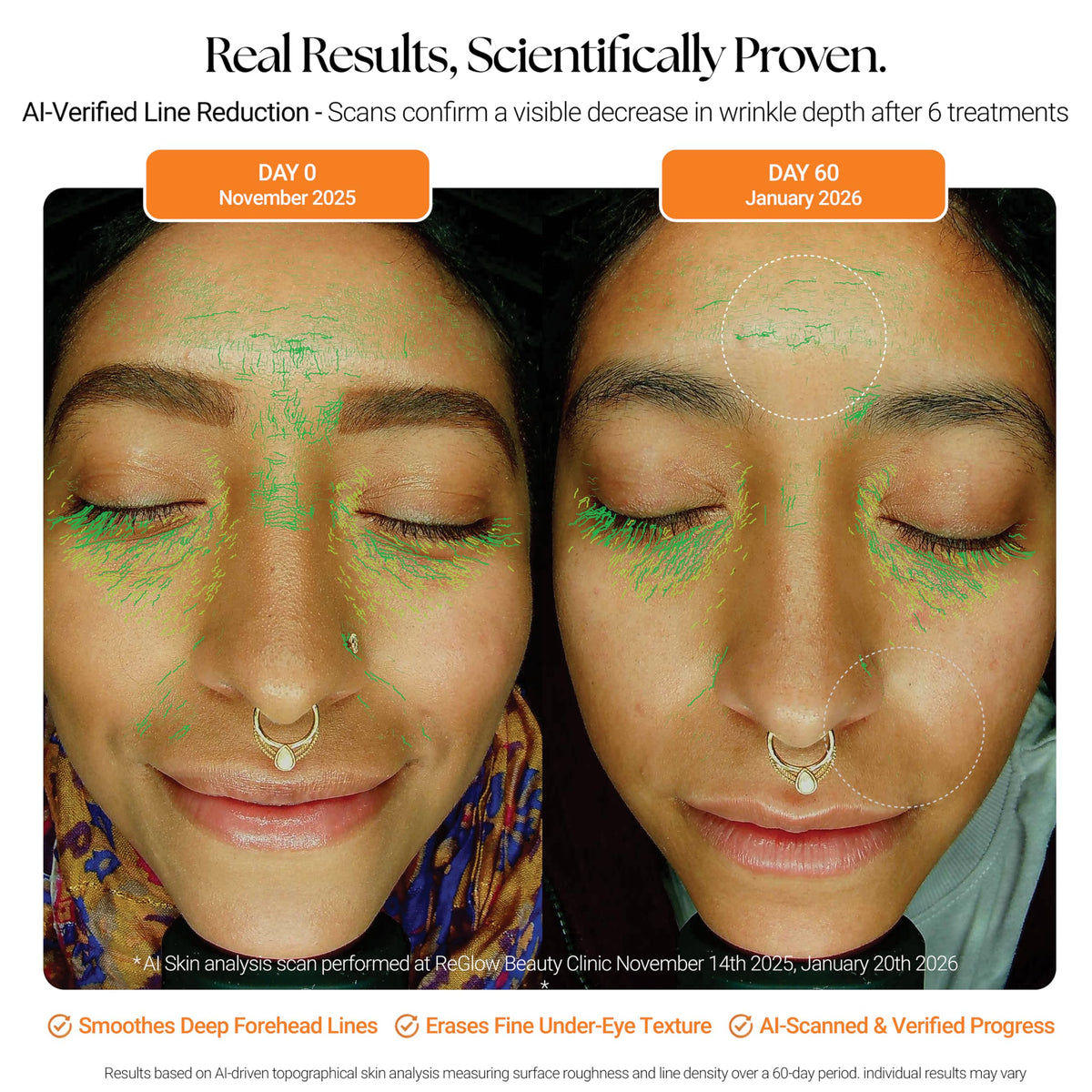 ReGlow botanical extracts for radiant, refreshed look