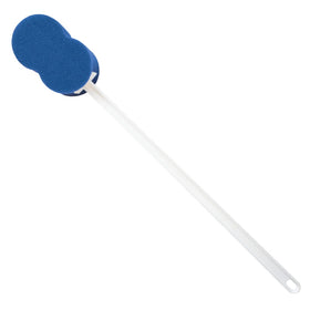 Lightweight ergonomic handle provides secure grip even when wet.
