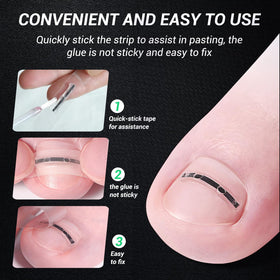 Reieset easy-application quick-stick strip enables clean, glue-free use