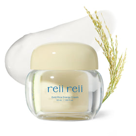 reii reii Gold Rice Energy Cream bottle for daily hydration and glow