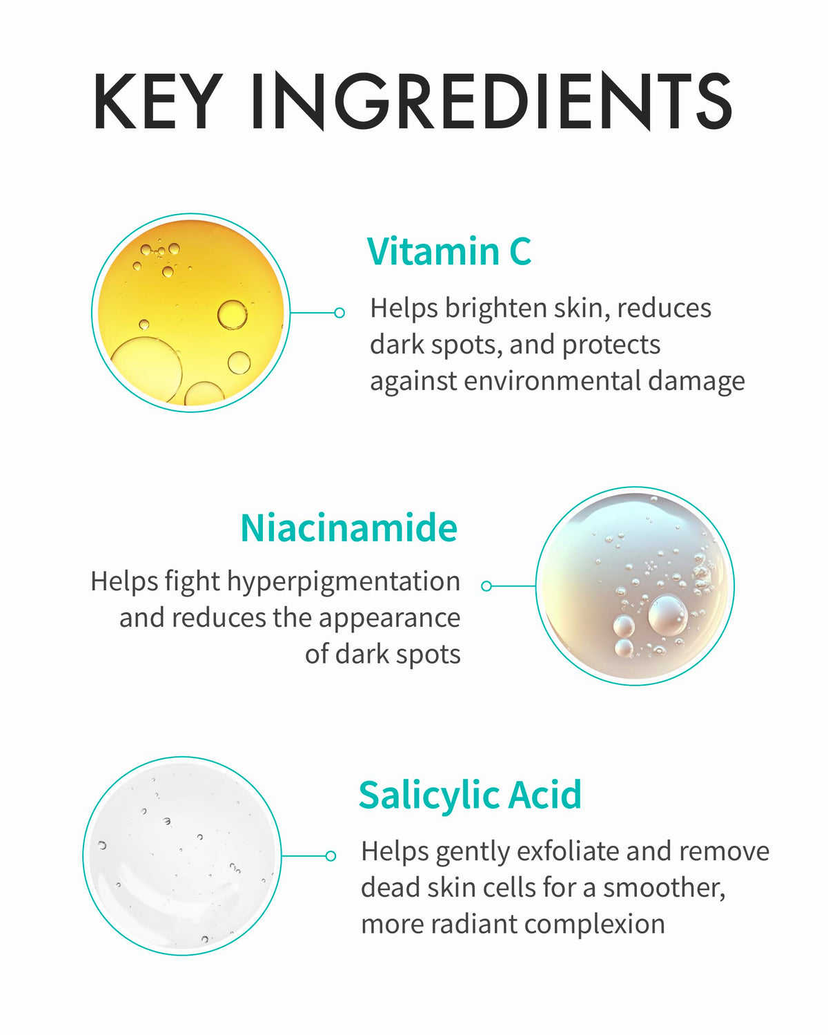 REJURAN swirls on skin illustrating smooth application and brightening potential