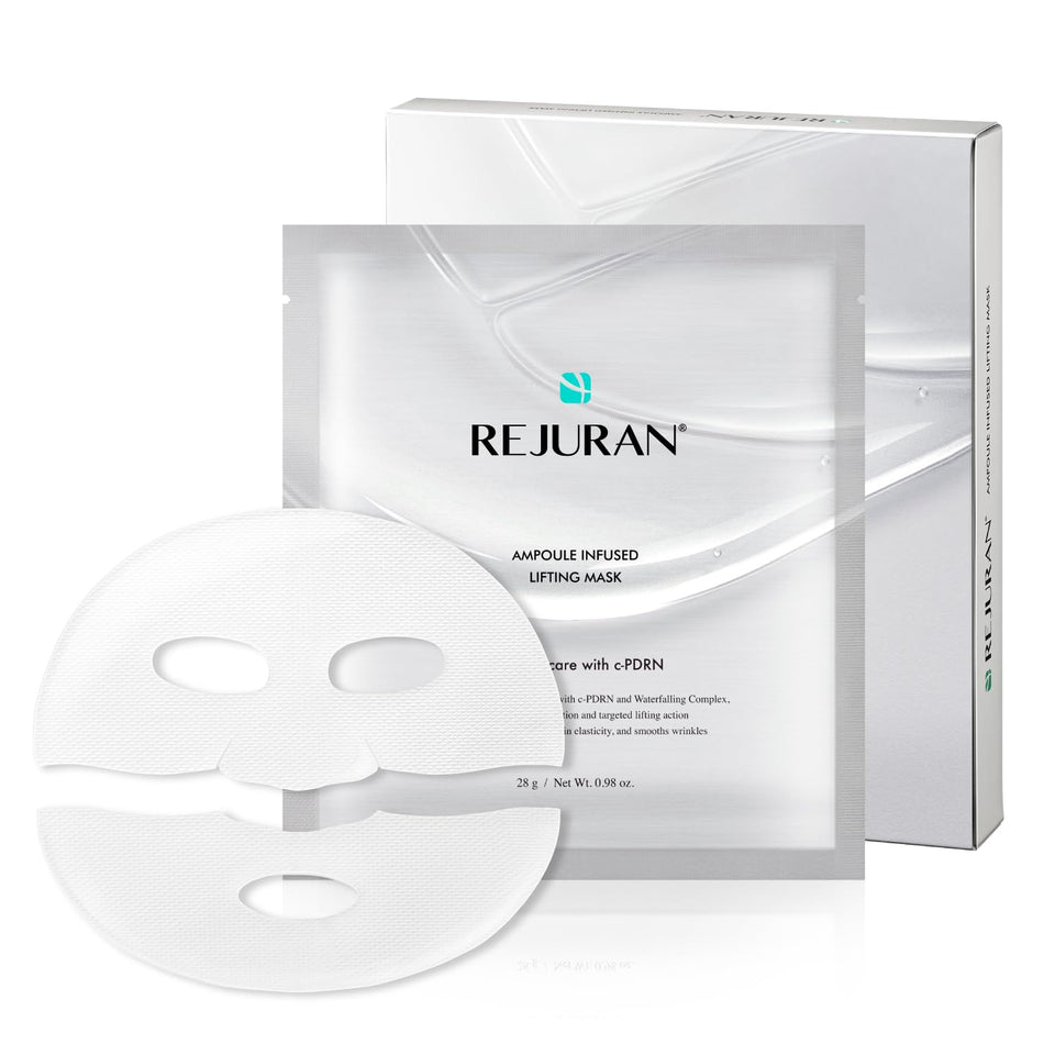 REJURAN Ampoule-Infused Lifting Mask hydrogel sheet delivers hydration and lift