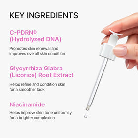 REJURAN Even-tone skin close-up demonstrating balance and clarity.