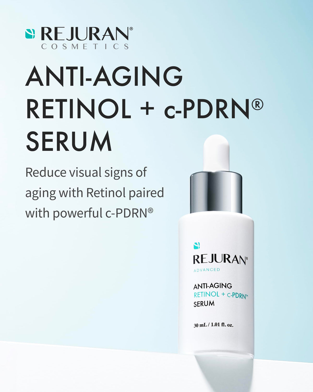 REJURAN foam texture during application for quick cleansing.