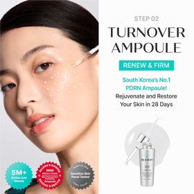 REJURAN Rebalancing Toner bottle refines texture while balancing hydration.