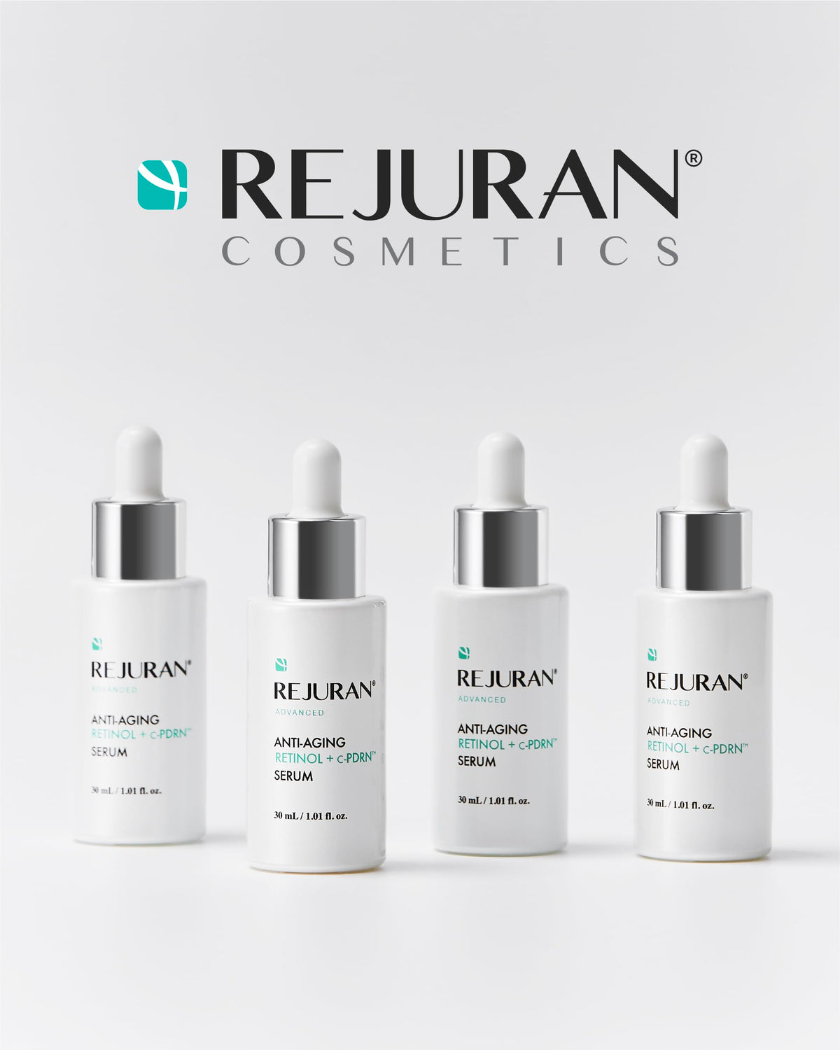 REJURAN user applying serum as part of nightly routine.