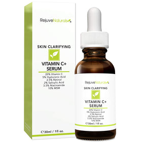 Close-up of cloudy yellow serum texture indicating bioavailable vitamin C