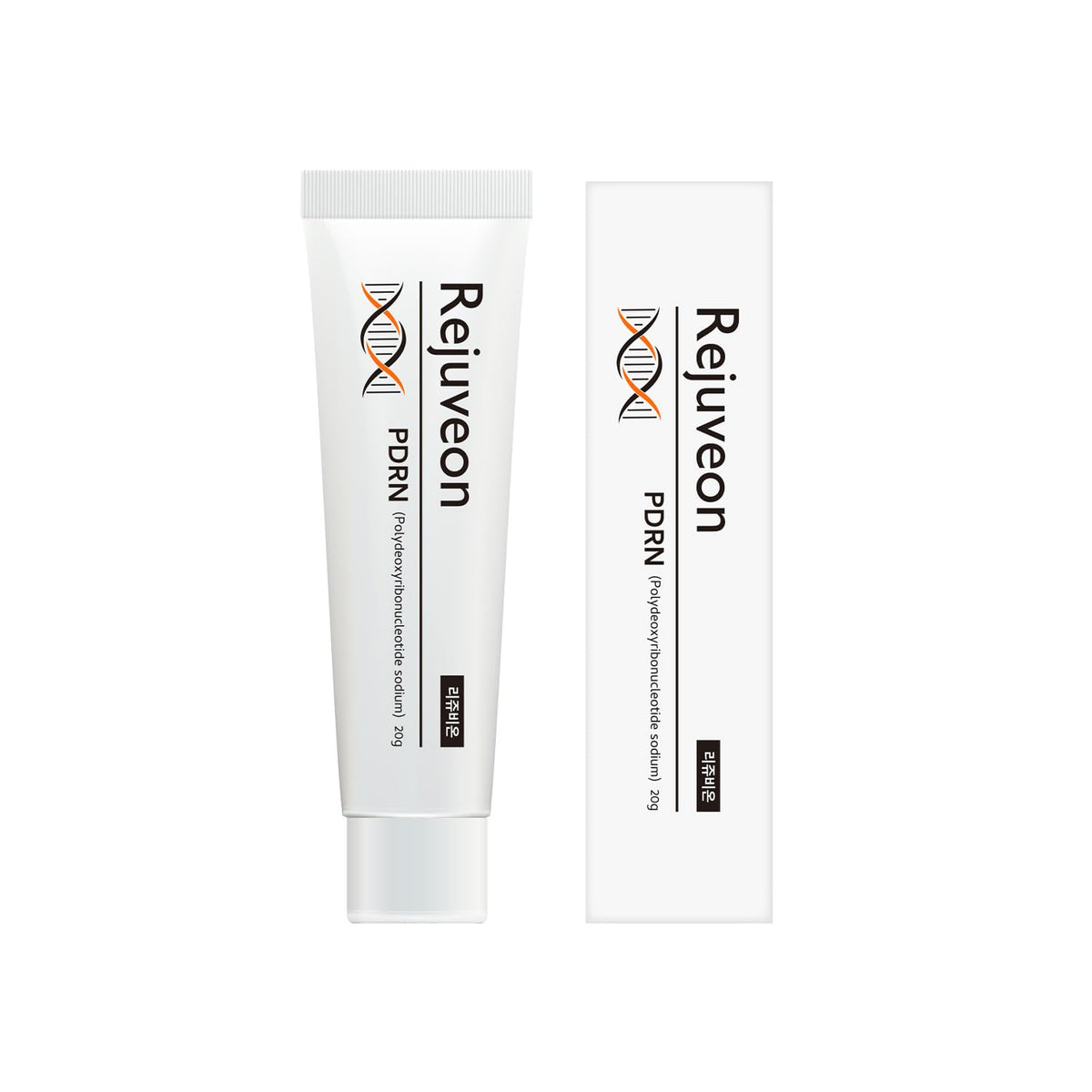 Rejuveon PDRN 1000 Plus Cream jar showing silky texture for daily hydration.